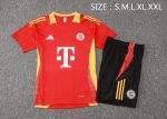 Bayern Munich 24-25 Red Short Sleeve Training Shirt - 图片 2