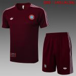 Bayern Munich Retro Short Sleeve Jersey - Deep Maroon