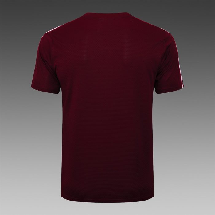 Bayern Munich Retro Short Sleeve Jersey - Deep Maroon - 图片 3