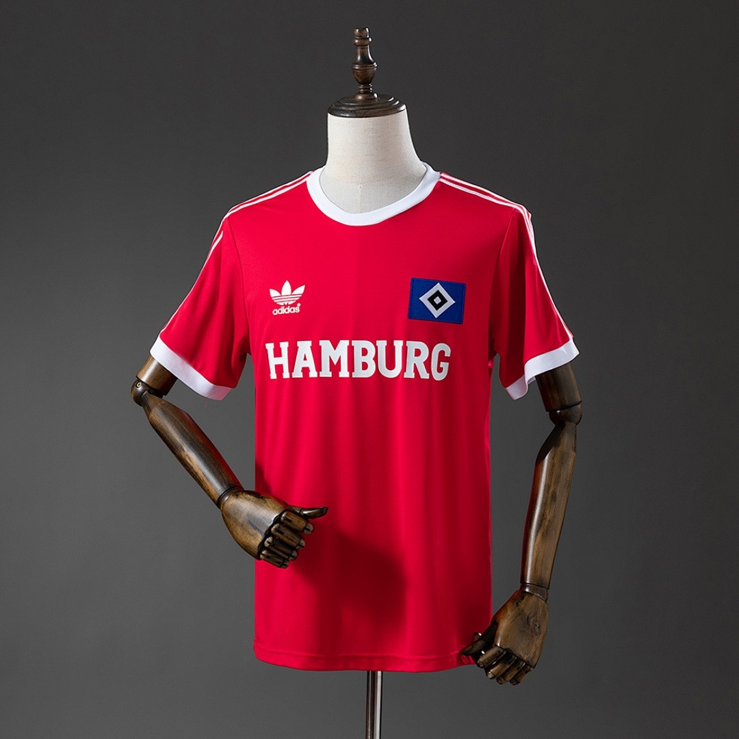 JER-6578_1 Hamburger SV 1974-1975 Away Retro Jersey - 图片 1