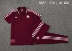 Bayern Munich Retro Polo Shirt - Deep Maroon - 图片 2