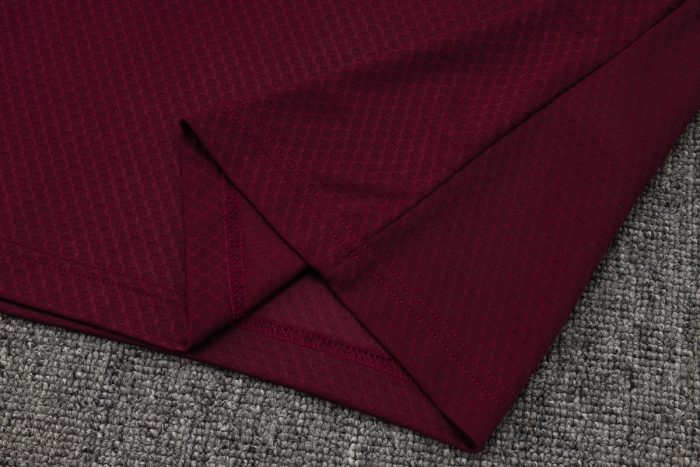 Bayern Munich Retro Polo Shirt - Deep Maroon - 图片 4