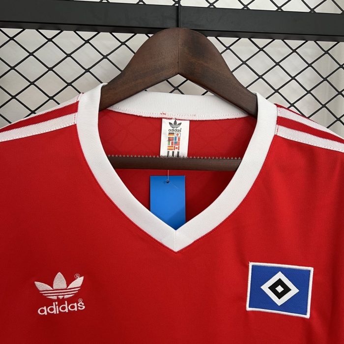 Hamburger SV 1988 Retro Red Jersey - 图片 5