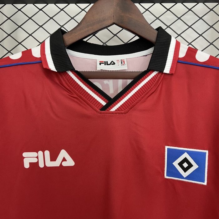 Hamburger SV 2000 Retro Red Jersey - 图片 2