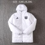 2021 Bayern Munich White Cotton Jacket - 图片 2