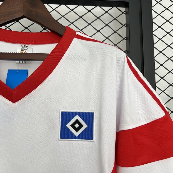 Hamburger SV 1988 Retro White Jersey - 图片 2
