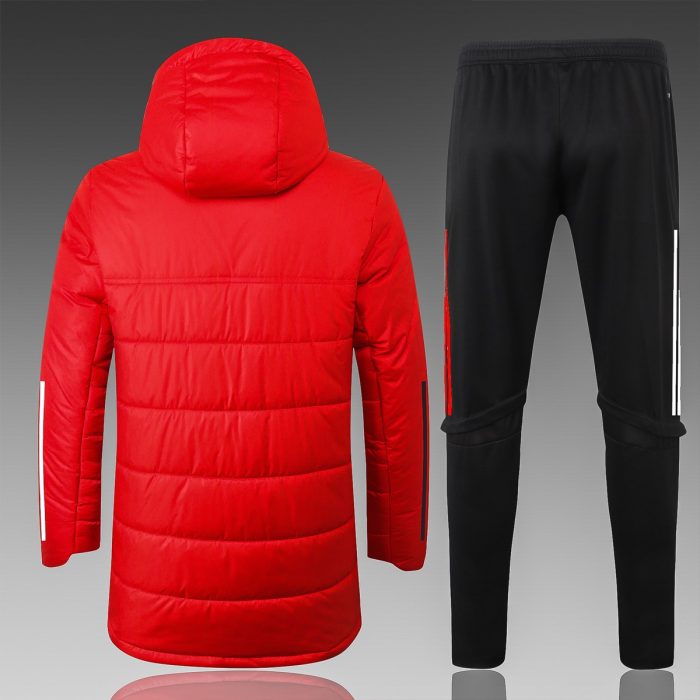 2021 Bayern Munich Red Cotton Jacket - 图片 2