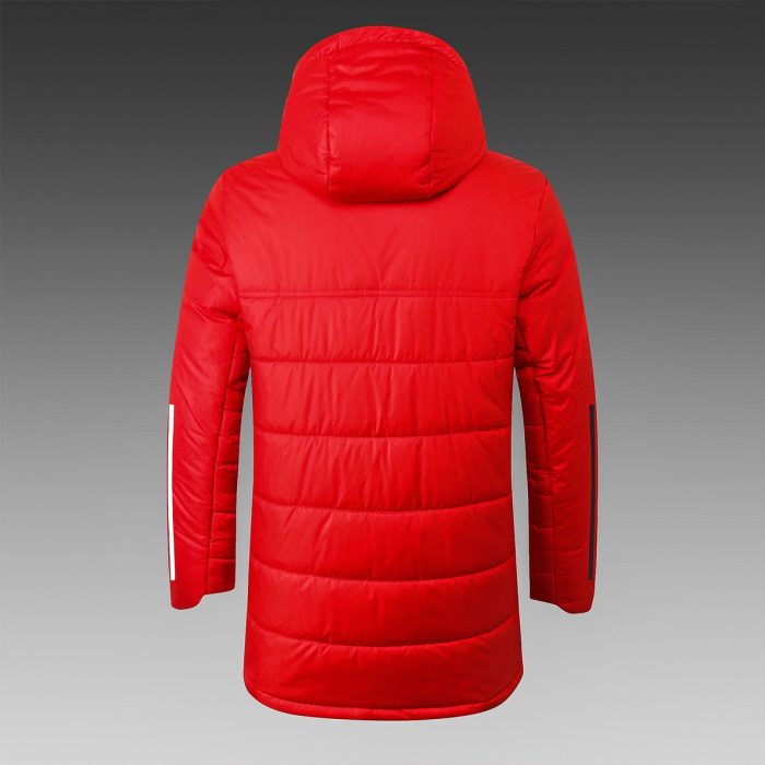 2021 Bayern Munich Red Cotton Jacket - 图片 3