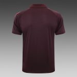 Bayern Munich 24-25 Polo Shirt Red Brown - 图片 8