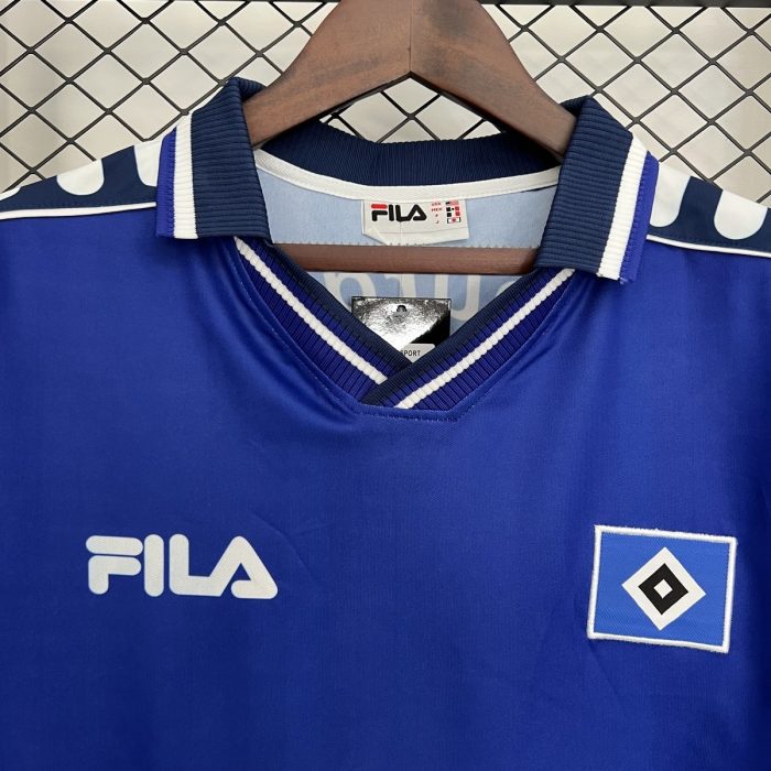 Hamburger SV 2000 Retro Blue Jersey - 图片 5