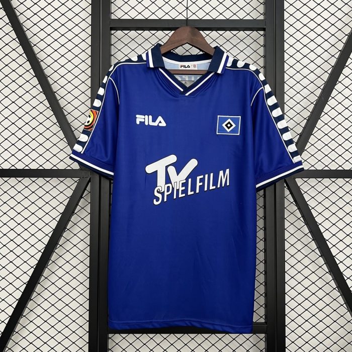 Hamburger SV 2000 Retro Blue Jersey - 图片 6
