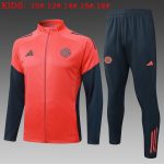 Bayern Munich Orange Kids Long Zipper Jacket - 图片 2