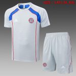 Bayern Munich 25/26 Short Sleeve Retro Edition Grey (Colorful Blue)