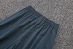 Bayern Munich Long Sleeve Training Suit Dark Gray with Orange Sleeves - 图片 3