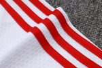 Bayern Munich 2526 Retro Short Sleeve T-Shirt White with Blue Trim - 图片 5