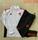 Bayern Munich White Children's Long Zipper Jacket - 图片 3