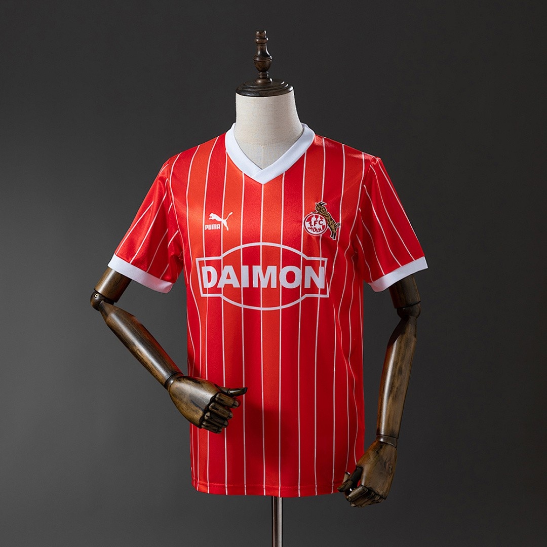 JER-6606_1 Köln 85/86 Home Retro Jersey - 图片 1