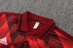 Bayern Munich 22/23 Polo Training Suit Black Red - 图片 6