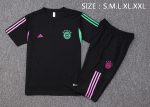 Bayern Munich 23-24 Black Short Sleeve Training Set with 3/4 Pants - 图片 2