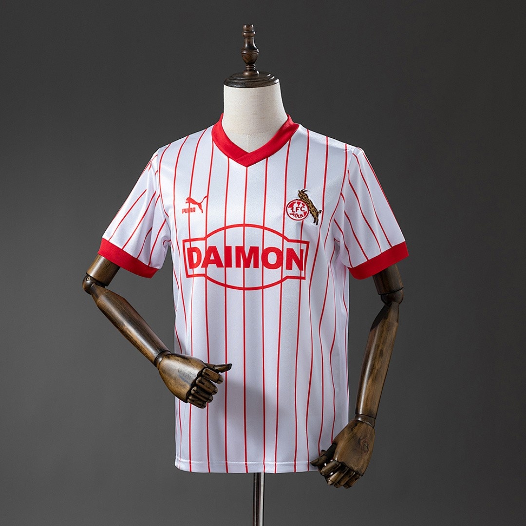 JER-6617_1 Köln 86/87 Home Retro Jersey - 图片 1
