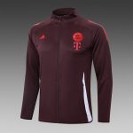 Bayern Munich 24/25 Long Zip Jacket Red Brown - 图片 8