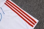 Bayern Munich Retro Polo Shirt - White with Blue Trim - 图片 5