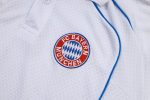 Bayern Munich Retro Polo Shirt - White with Blue Trim - 图片 6