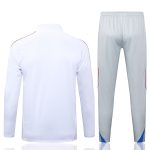 Bayern Munich 25/26 Half-Zip Retro Edition White with Blue Trim - 图片 7