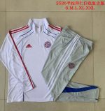 Bayern Munich 25/26 Half-Zip Retro Edition White with Blue Trim - 图片 9