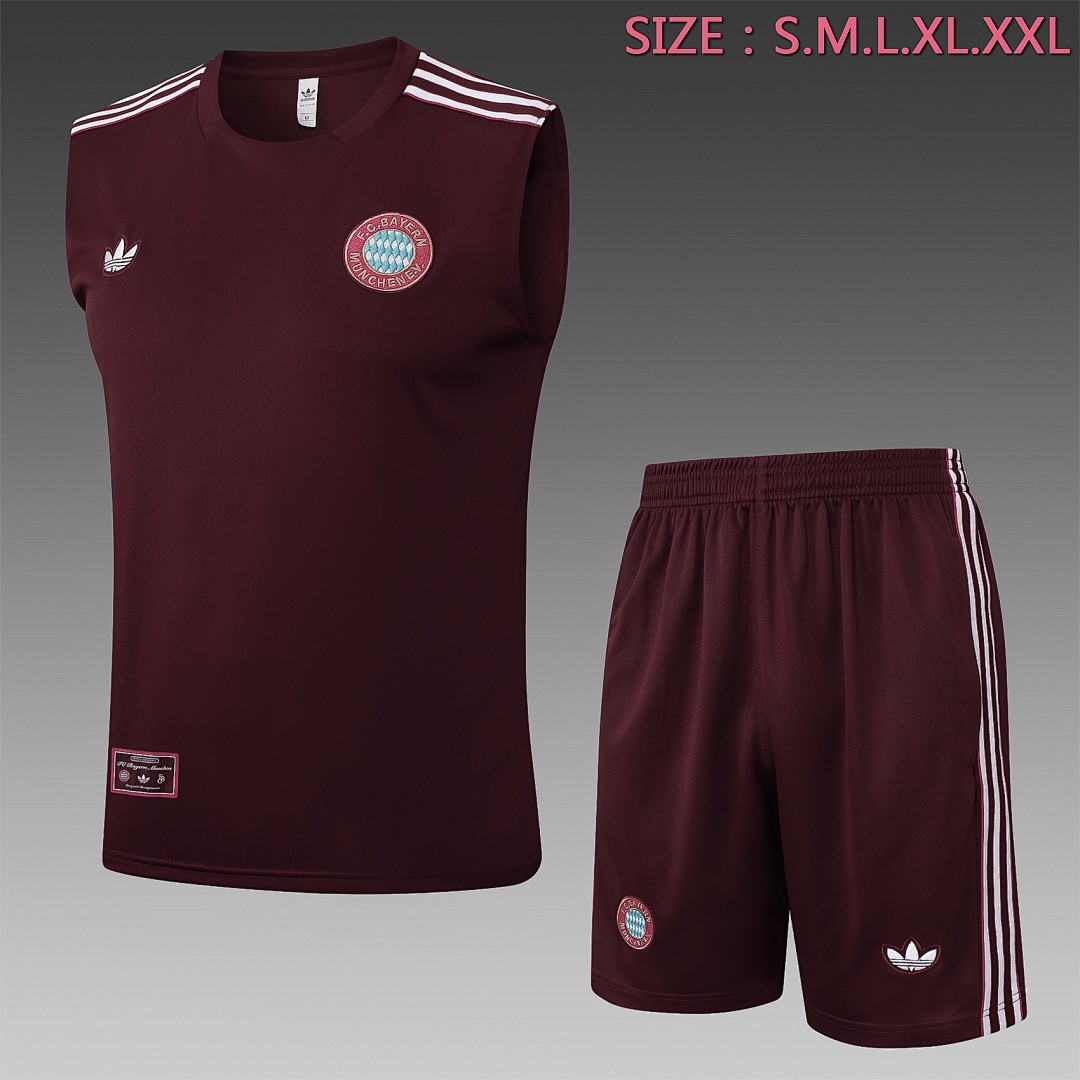 Bayern Munich Retro Vest Deep Maroon