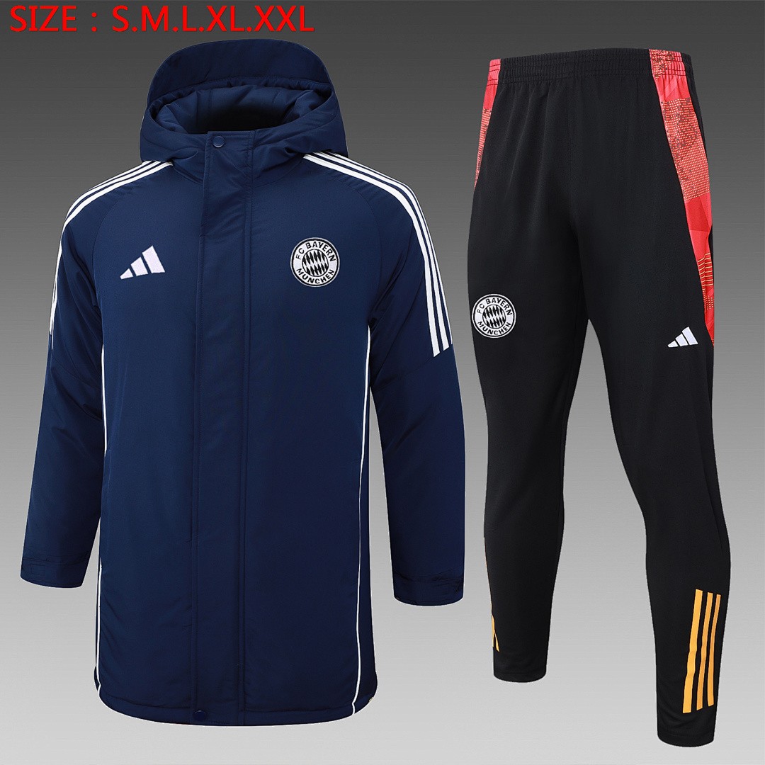 Bayern Munich 24/25 Cotton Jacket Navy Blue