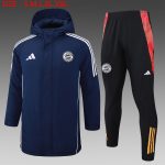 Bayern Munich 24/25 Cotton Jacket Navy Blue - 图片 2
