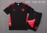 Bayern Munich 22-23 Black Short Sleeve Training Set with 5-Inch Shorts - 图片 7