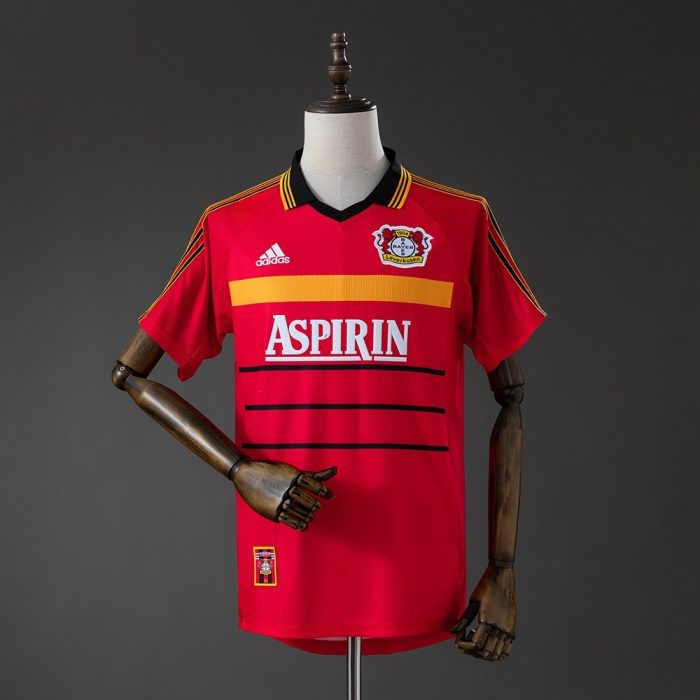 Bayer Leverkusen 1998-2000 Home Retro Jersey - 图片 2