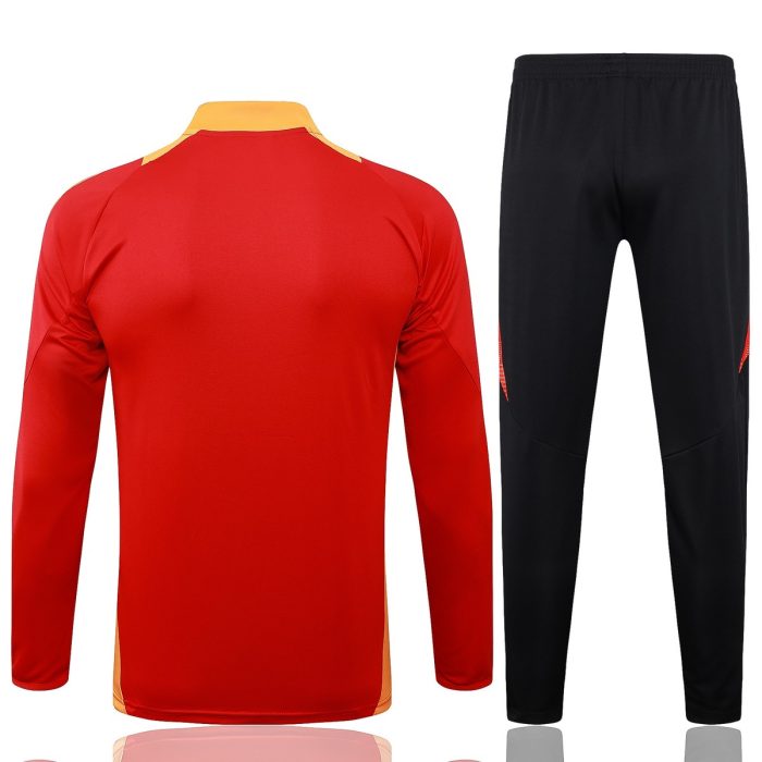 Bayern Munich 24/25 Half-Zip Jacket Red with Yellow Collar - 图片 7