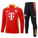 Bayern Munich 24/25 Half-Zip Jacket Red with Yellow Collar - 图片 8