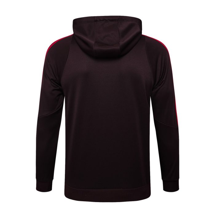 Bayern Munich 24/25 Half-Zip Jacket Red Brown - 图片 8