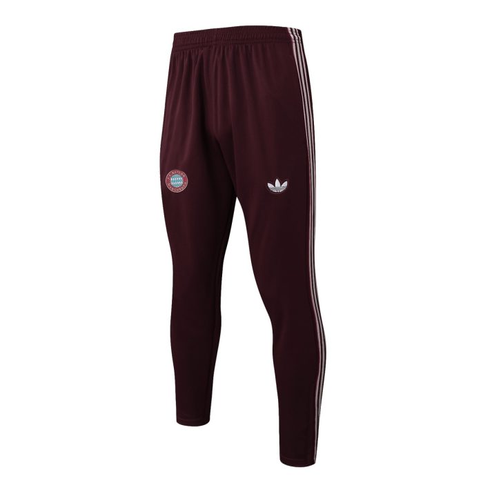 Bayern Munich Semi-Zip Jacket Dark Maroon Retro Edition - 图片 7