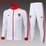 Bayern Munich 125th Anniversary White Long Zipper Jacket