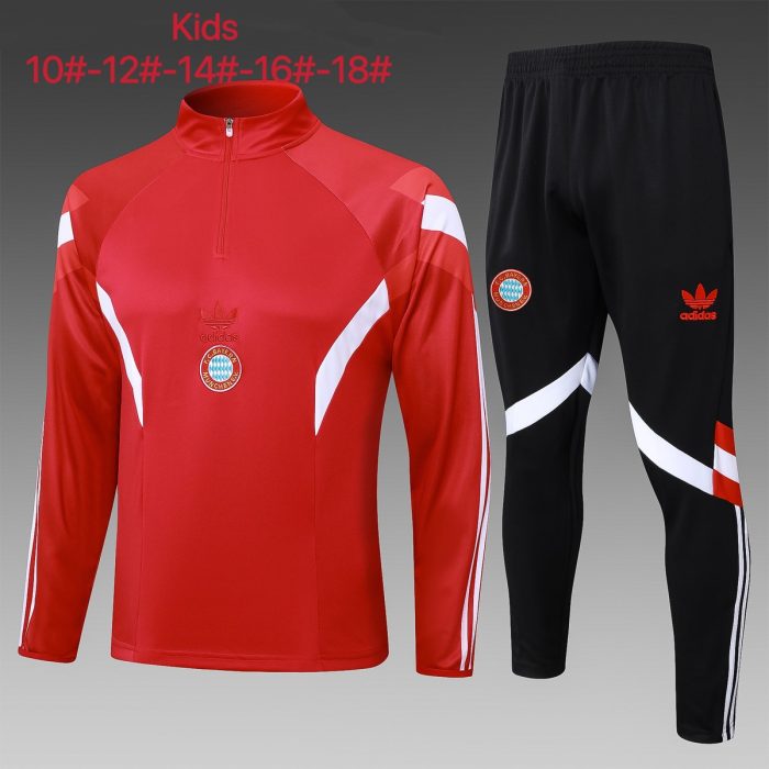 Bayern Munich 24/25 Red Retro Edition Kids - 图片 2