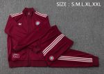 Bayern Munich 25/26 Long Zip Jacket Deep Burgundy Retro Edition - 图片 2