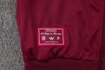 Bayern Munich 25/26 Long Zip Jacket Deep Burgundy Retro Edition - 图片 5