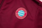 Bayern Munich 25/26 Long Zip Jacket Deep Burgundy Retro Edition - 图片 6