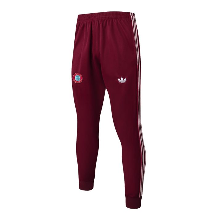 Bayern Munich 25/26 Long Zip Jacket Deep Burgundy Retro Edition - 图片 7