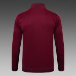 Bayern Munich 25/26 Long Zip Jacket Deep Burgundy Retro Edition - 图片 8