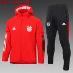 2021 Bayern Munich Red Windbreaker S-2XL - 图片 8