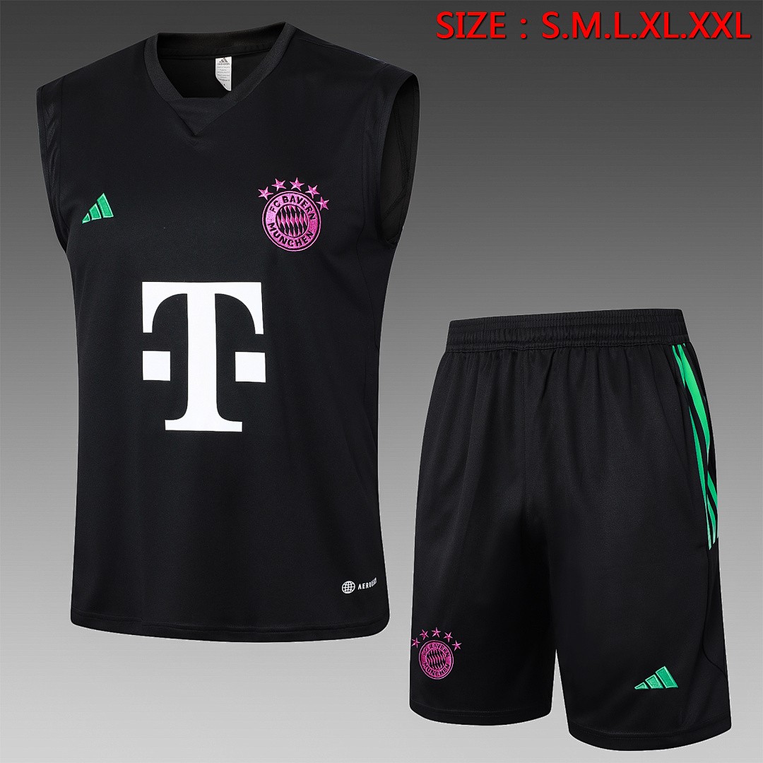 Bayern Munich 24/25 Black Vest (White Logo)