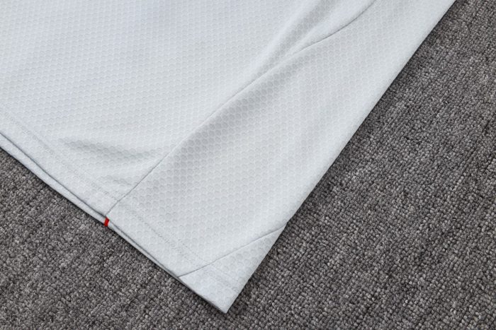 Bayern Munich Retro Polo Shirt Grey - 图片 3