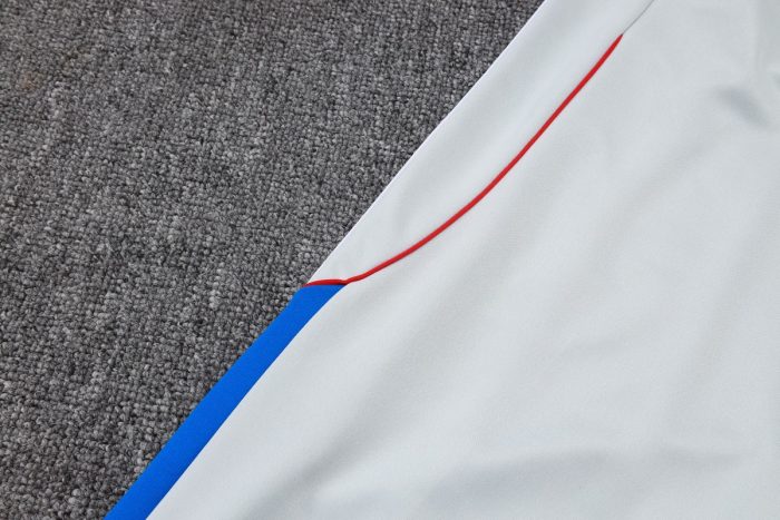 Bayern Munich Retro Edition Half-Zip Jacket Light Gray Blue - 图片 3