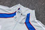 Bayern Munich Retro Edition Half-Zip Jacket Light Gray Blue - 图片 7